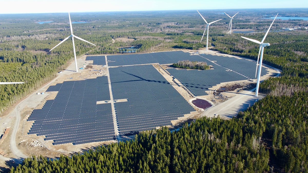 Skåramåla hybridpark består av en solcellspark och en vindkraftsprak belägen i skogen utanför Ryd i Tingsryds kommun, Kronobergs län. Tillsammans genererar de förnybar el.